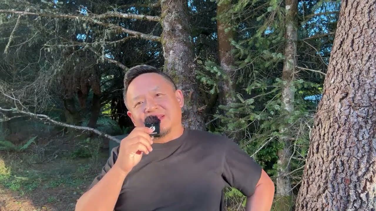 周末大森林里放松一下,最后半小时观众点歌卖唱,卖艺不卖身